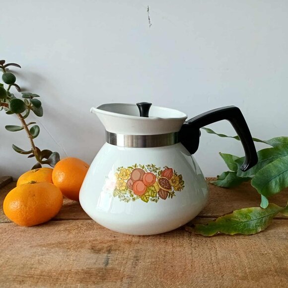 Vintage Corningware Spice of Life 4-Cup / 900 mL Teapot, Made in Canada P10-4-B - Picture 1 of 10